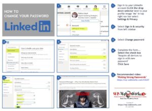 Image: how to change LinkedIn password step-by-step instructions